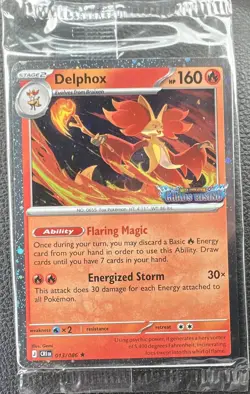 The Pokemon Company Intl Delphox 013/086 Chaos Rising Holo Promo (English) - Image 1