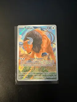 Pokemon TCG Tauros 096/086 Chaos Rising IR Illustration Rare pack fresh - Image 1
