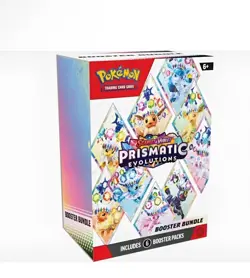 Pokemon Prismatic Evolutions Scarlett And Violet Booster Bundle Factory Sealed - Image 1