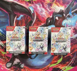 3x Pokemon Prismatic Evolutions Booster Bundles Brand New Factory Sealed - Image 1