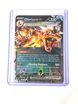 Pokemon TCG Charizard Ex 54/91 Scarlet & Violet Paldean Fates NM - Image 1