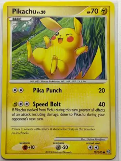 Pikachu 70/100 D&P Stormfront Common PERFECT MINT! Pokemon - Image 1