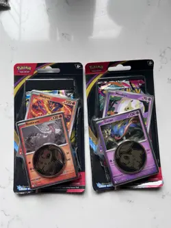 2 Pokemon Mega Evolution Chaos Rising Zacian Check Lane Blister NEW SEALED - Image 1