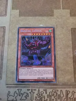 YUGIOH VAMPIRE GENESIS SGX3-ENC01 SECRET 1ST ED NM SPEED DUEL - Image 1