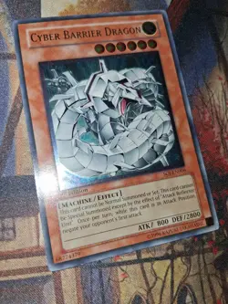 Yu-Gi-Oh! Cyber Barrier Dragon (1st Edition) Shadow Of Infinity Ultimate Rare LP - Image 2