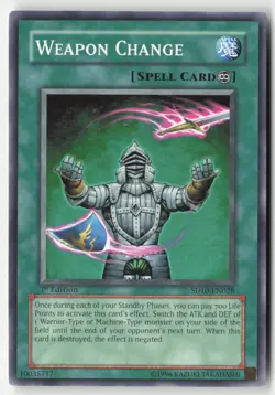 Yugioh - Weapon Change SD10-EN028 1st Edition - Structure Deck: Machine Re-Volt - Image 1