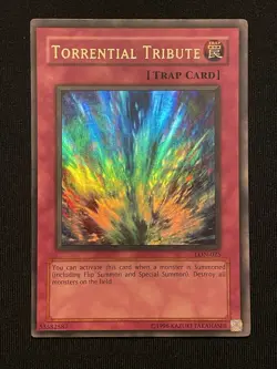Torrential Tribute LON-025 Super Rare Holo Yu-Gi-Oh - Image 1