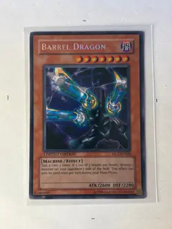 Barrel Dragon MC1-EN002 YuGiOh Master Collection Volume 1 SECRET RARE MINT - Image 1