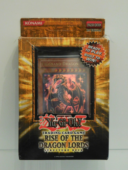 Yu-Gi-Oh Rise of the Dragon Lords Structure Deck 1st Edition, Complete, Dmg Box - Image 1
