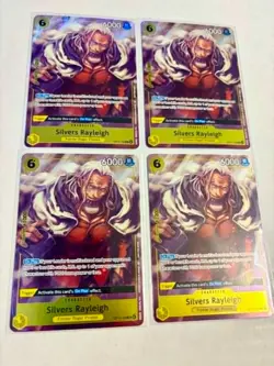 4x Silvers Rayleigh Dash Pack OP14-108 R Foil One Piece The Azure Sea's Seven NM - Image 1