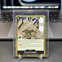 Ground Death - OP14-096 One Piece TCG The Azure Sea's Seven Foil Rare NM - Image 1