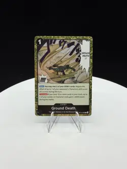 One Piece TCG Ground Death OP14-096 R Foil Rare The Azure Sea’s Seven NM - Image 3