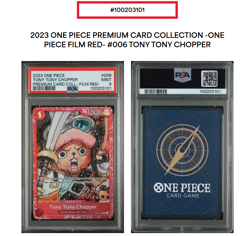 Tony Tony Chopper ST01-006 Film Red Foil PSA 9 One Piece English 2023 One Piece - Image 4