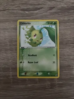 Pokemon Chikorita Ex Unseen Forces Set Card 51/115 - Image 1