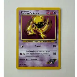 Pokemon Sabrina's Abra Wotc Promo Card 19/53 Basic English 2000 | NM - Image 1