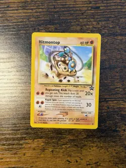 HitmonTop #37 Black Star Promo WOTC Pokemon Card NM - Image 1