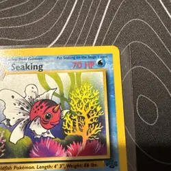 Seaking Jungle 46/64 Vintage Pokemon Card 1st Edition - Image 3