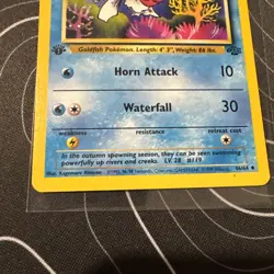 Seaking Jungle 46/64 Vintage Pokemon Card 1st Edition - Image 4
