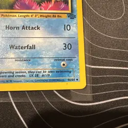 Seaking Jungle 46/64 Vintage Pokemon Card 1st Edition - Image 5