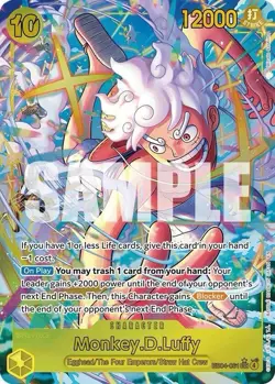 One Piece Card Game Monkey.D.Luffy EB04-061 SEC Alternate Art M/NM - Image 2