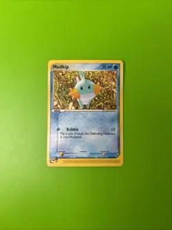 Mudkip 59/109 EX Ruby & Sapphire E-Reader Pokemon Card LP+ - Image 1