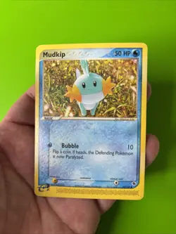 Mudkip 59/109 EX Ruby & Sapphire E-Reader Pokemon Card LP+ - Image 3