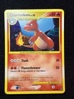 Pokemon Charmeleon Lv.32 Holo #102/100 Stormfront 2008 Secret Rare NM Ungraded - Image 1