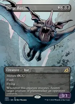 Dirge Bat (Showcase) - Light Play MTG Ikoria: Lair of Behemoths - Image 1