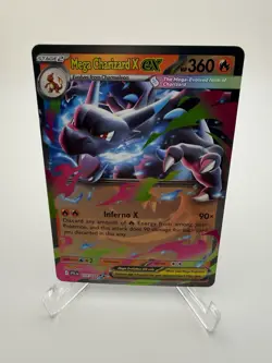 Pokemon Mega-Charizard-EX Holo Rare TCG Card 13/94 - Image 1