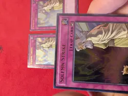 Yu-Gi-Oh Solemn Strike OP04-EN003 Ultimate Rare Card Playset NM - Image 3