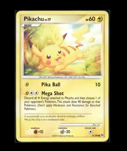 Pikachu 71/99 Platinum Arceus LP Pokemon Card - Image 1