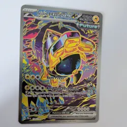 IRON HANDS EX 154/131 POKEMON CARD (PRISMATIC EVOLUTIONS SET) FULL ART HOLO - Image 3
