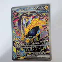 IRON HANDS EX 154/131 POKEMON CARD (PRISMATIC EVOLUTIONS SET) FULL ART HOLO - Image 4
