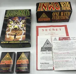 INWO Illuminati New World Order 658 Card Lot Incomplete Starter Deck Factory Set - Image 1