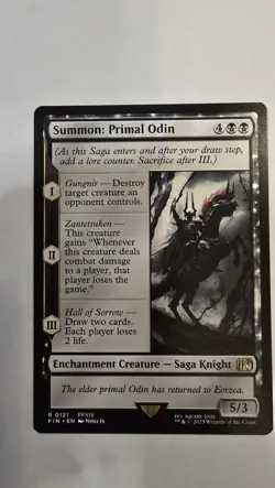 Summon: Primal Odin R FINAL FANTASY 121 NM - Image 1