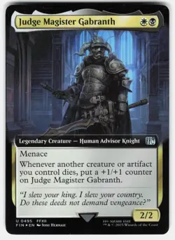 Judge Magister Gabranth (Extended Art) U FINAL FANTASY 495 NM - Image 1