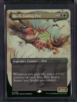 Blech, Loafing Pest (Borderless) - 298 - Foil - SOS - NM - MTG - Image 1