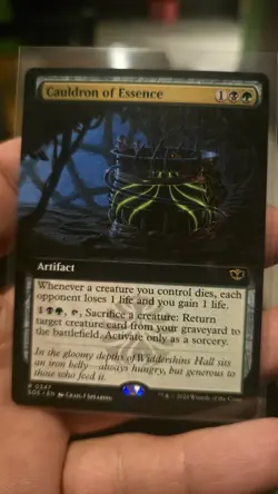 Wizards of the Coast Cauldron of Essence Artifact Rare FULL ART Strixhaven 0347 - Image 1
