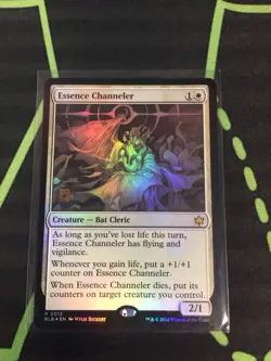 MTG Magic The Gathering Essence Channeler Foil Prerelease Promo White Cleric - Image 1