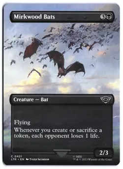 Mirkwood Bats (Borderless) 0421 - LTR NM MTG TCG pack fresh edh commander staple - Image 1