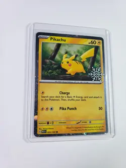 Pokemon Pikachu 025/165 - (Holiday Calendar) Cosmos Holo 151 - Image 2