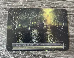 Sorcery contested realm Gothic Boulevard of Bones FOIL NM - Image 1