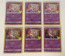 Mew (011/025) Holo Rare Pokemon TCG Celebrations 25th Anniversary Near Mint 6 - Image 1