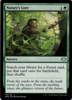 Nature's Lore - Dominaria Remastered - 170 NM - Image 1