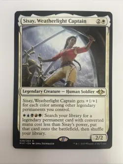 Mtg - Sisay, Weatherlight Captain - Modern Horizons (MH1) Magic The Gathering - Image 1