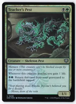Teacher's Pest 238 Foil Secrets of Strixhaven - Image 1