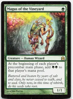 Magus of the Vineyard 166 Rare Commander Magic: The Gathering Near Mint - Image 1