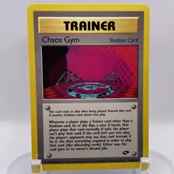 Chaos Gym 102/132 Gym Challenge LP Rare WOTC Pokemon TCG Vintage Single - Image 1
