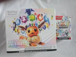Pokemon TCG Prismatic Evolutions ETB Plus Booster Bundle New Sealed - Image 1