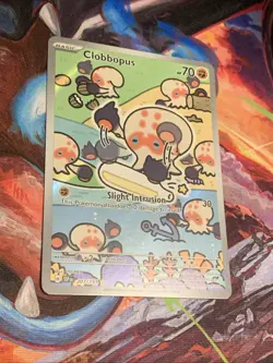 Pokemon TCG Clobbopus #207/191 Surging Sparks Illustration Rare Holo - Mint - Image 3